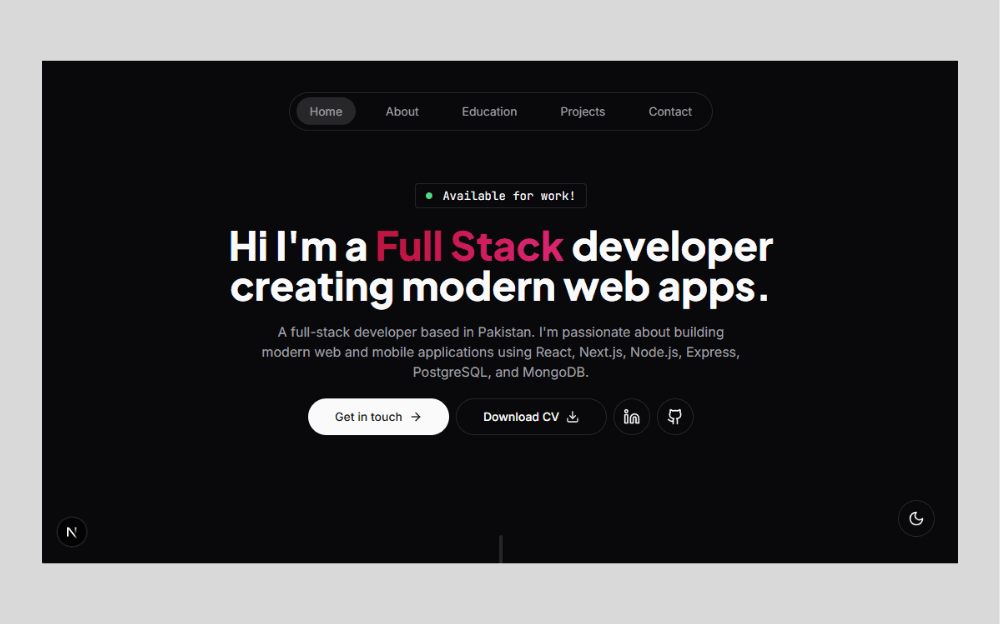 Personal Portfolio